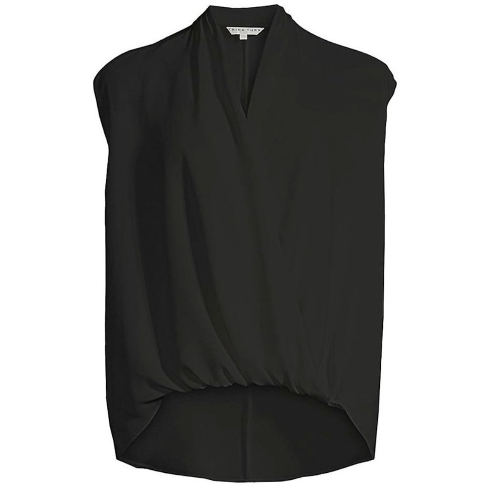 Trina Turk Black Concourse 2 Top